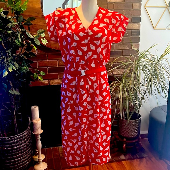 Vintages 90’s Short Sleeve Dress by Joy Gordon!!❤️🍍🍍🍍 - Picture 1 of 8